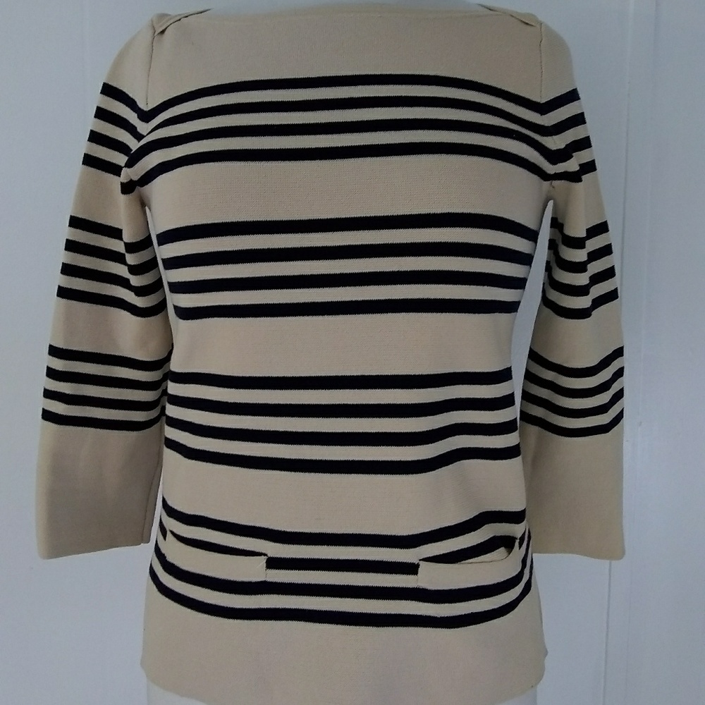 J. Crew Pullover Strip Top - Picture 3 of 8